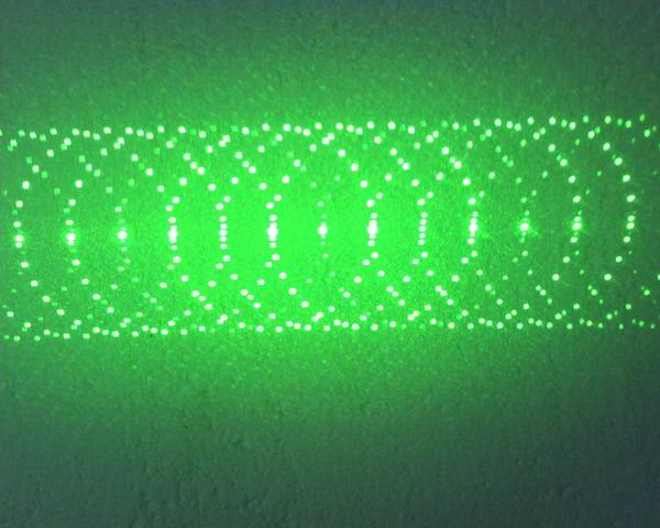 200mw 5in1 green laser pointer with 5 amazing Pattern Heads